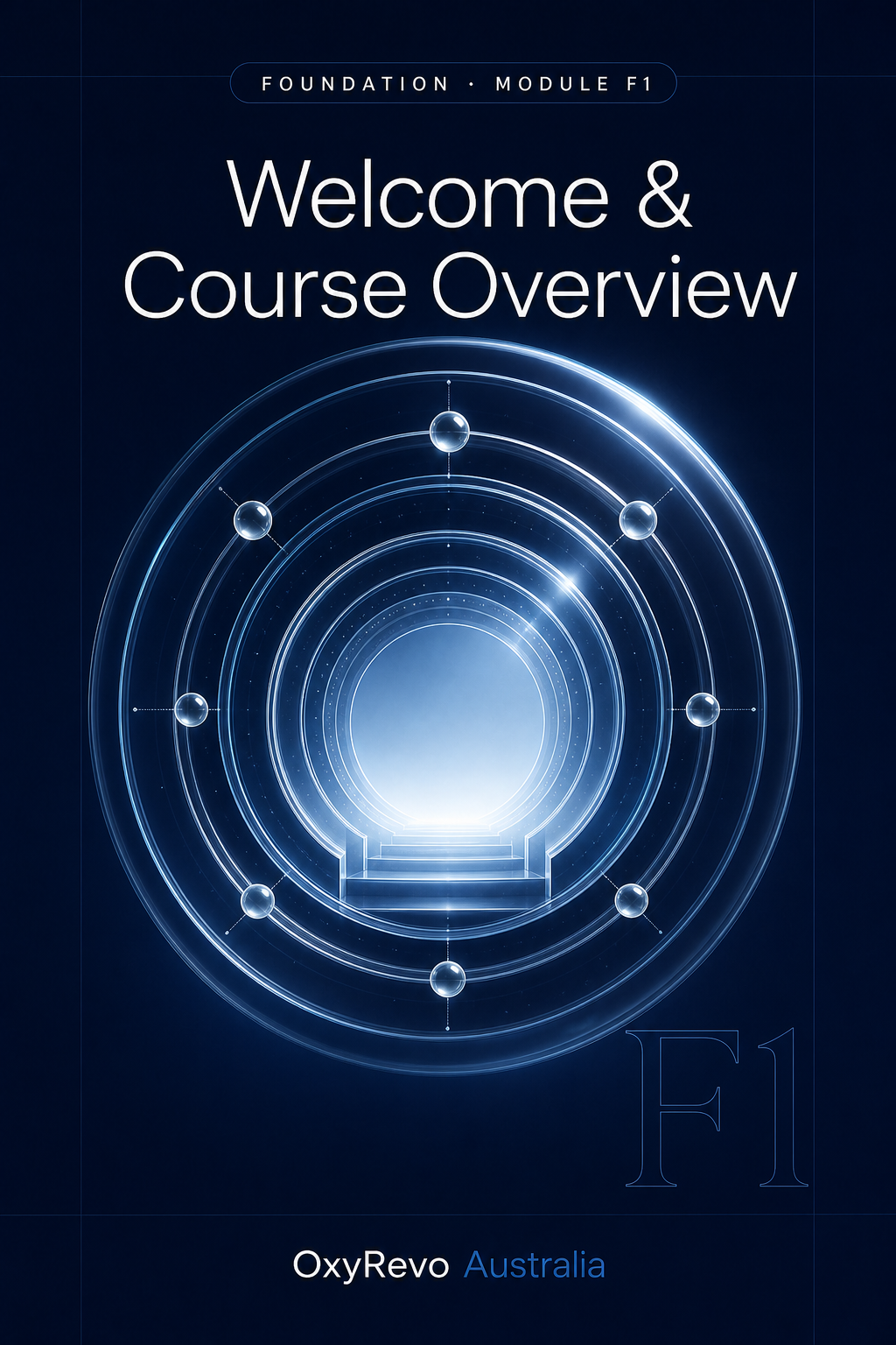 Module F1: Course Structure and Overview